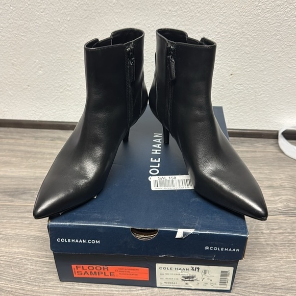 Amazon.com | Cole Haan Womens Go-To Park Boot 65mm, Irish  Cole Haan Go-To-Park Leather Booties (FLOOR SAMPLE)